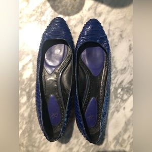 Proenza Schouler Snakeskin Cobalt Flats 41